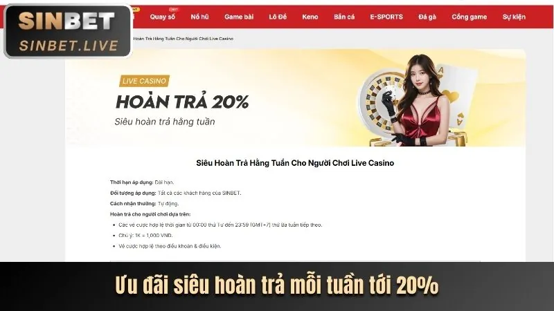 Sòng bạc trực tuyến với Baccarat, Blackjack, Roulette